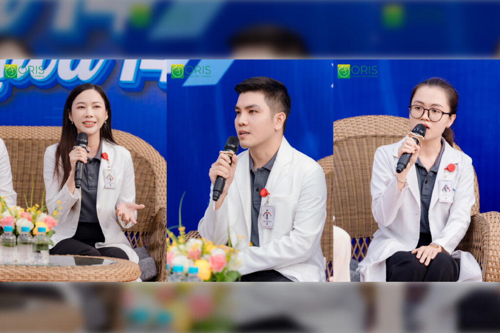 Bác sĩ ORIS chia sẻ kiến thức về sức khỏe tình dục và các bệnh lây truyền qua đường tình dục cho sinh viên.